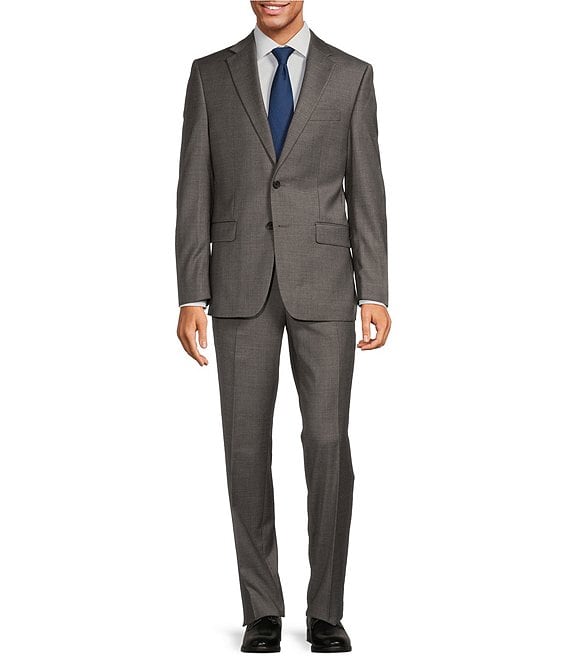 Hickey Freeman Classic Fit Flat Front Solid 2-Piece Suit | Dillard's