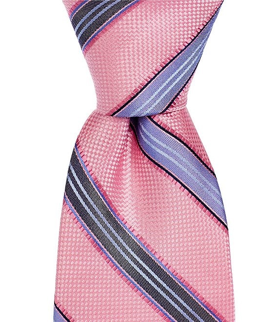 Hickey Freeman Stripe 3 2.5 Silk Tie