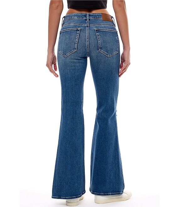 Hidden Jeans Happi Mid Rise Flare Jeans | Dillard's