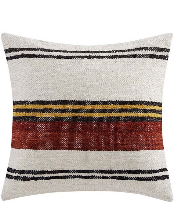 HiEnd Accents Solola Handwoven-Inspired Decorative Square Pillow ...