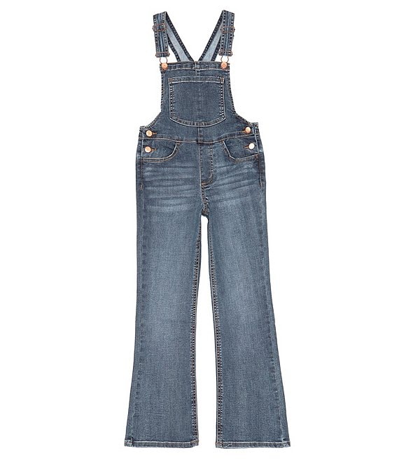 Teen Girl Patched Pocket Denim Overalls Without Tee | SHEIN