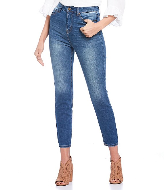 Color:Paolo Wash - Image 1 - Almost Vintage Super High Rise Skinny Jeans