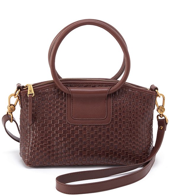 Vintage Leather Woven Dillard's bag