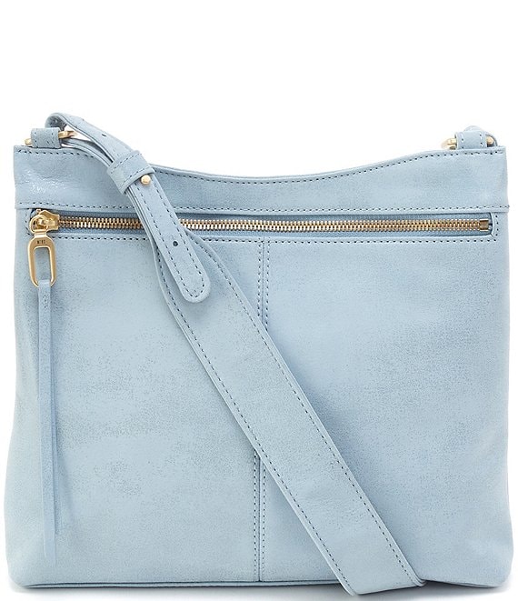 HOBO Vintage Hide Collection Cambel Leather Crossbody Bag, Sky - Image 1