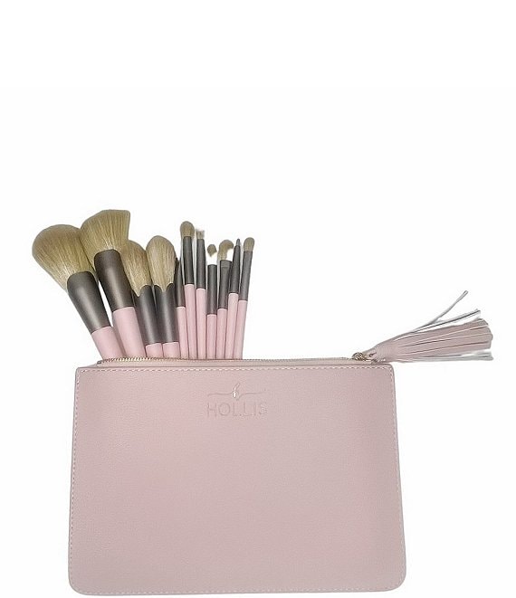 Hollis Makeup Brush & Pouch Set | Dillard's