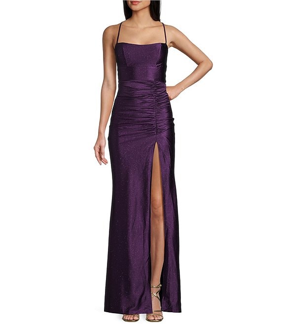 Dillards eggplant dress hotsell