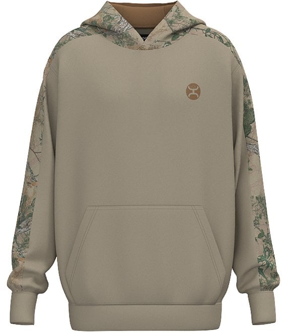 Hooey Big Boys Long Sleeve Camouflage Side Panel Canyon Hoodie