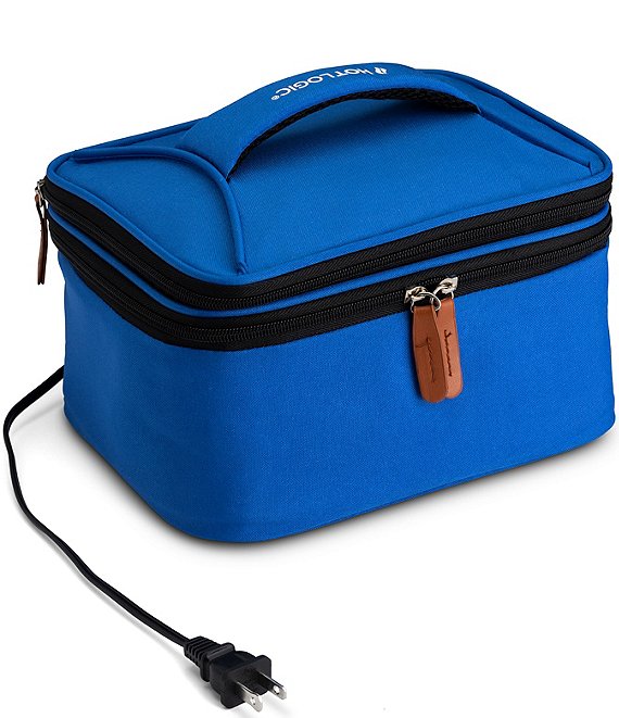 Color:Blue - Image 1 - Portable Oven and Food Warmer Expandable Lunch Tote Bag
