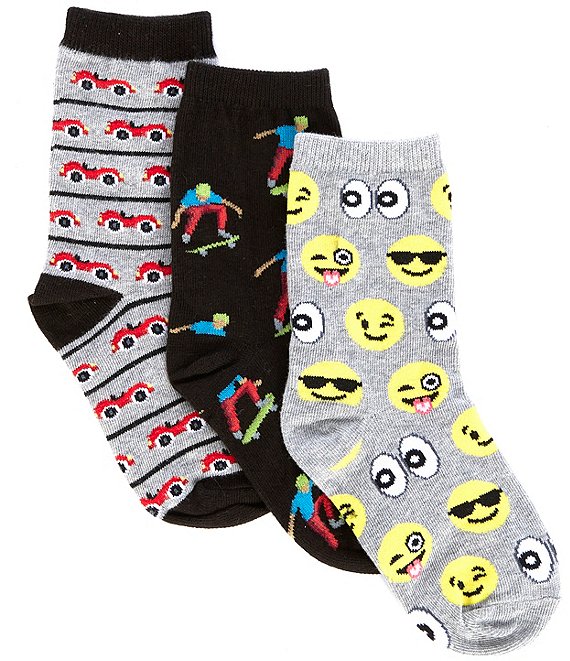 Hot Sox Kids 3-Pack Fun Variety Socks