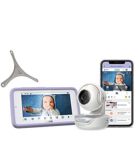 Color:White - Image 1 - Nursery Pal Deluxe Baby Monitor