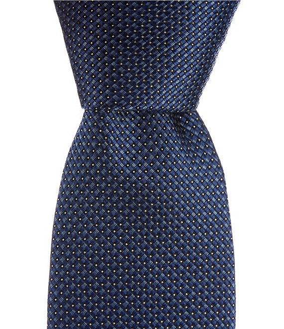 Hugo Boss 2.95#double; Micro Pattern Jacquard Silk Blend Tie