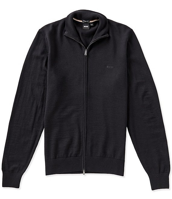 Hugo Boss BOSS Balonso Wool Full-Zip Sweater