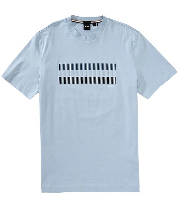 Tシャツ・カットソー HUGO BOSS 'C-Thompson 109' T-shirt Blue BOSS C Thompson 109 Jersey T Shirt Blue | Mainline Menswear