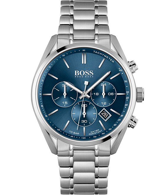 Hugo Boss Men\'s Champion Chronograph Link Bracelet Watch | Dillard\'s