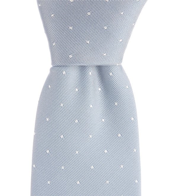 Hugo Boss Dotted Jacquard Narrow Silk Blend Tie