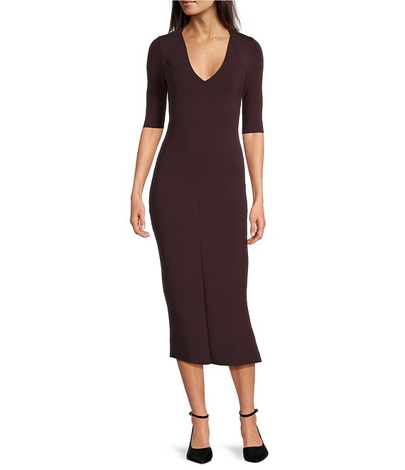 Hugo boss midi dress online