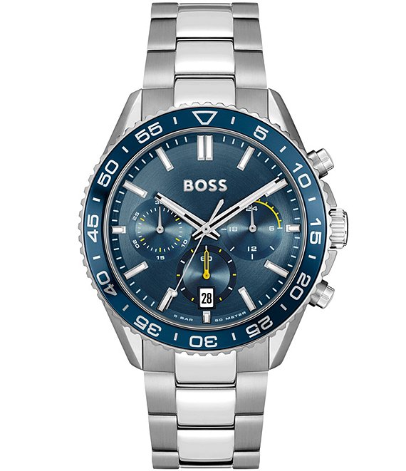 Buy Hugo Boss Men Bracelet Style Impress Analogue Watch 1530295 Black -  Watches for Men 24051806 | Myntra