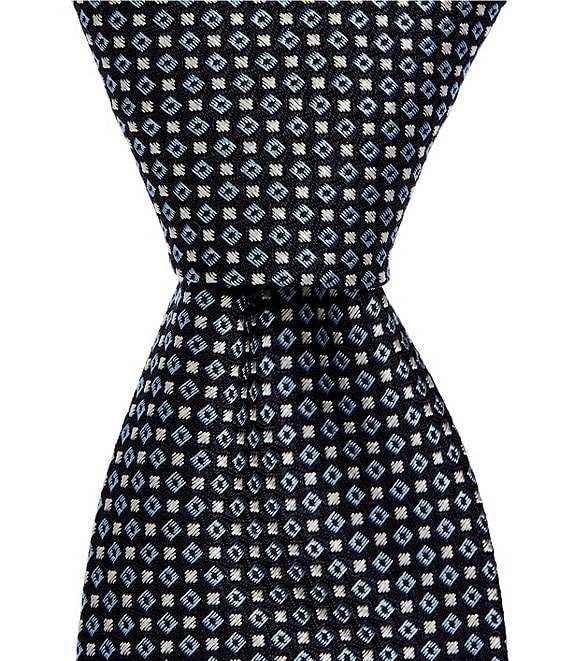 Hugo Boss Micro Neat Jacquard Narrow Silk Blend Tie