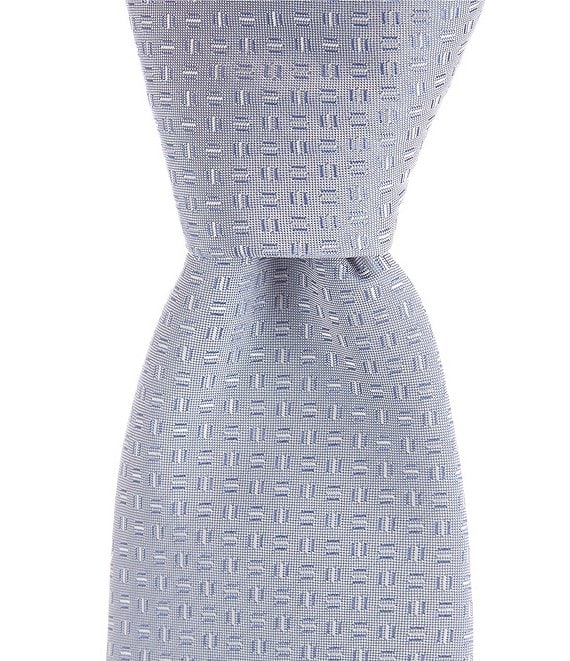 Hugo Boss Micro Pattern Jacquard 2.95#double; Silk Blend Tie
