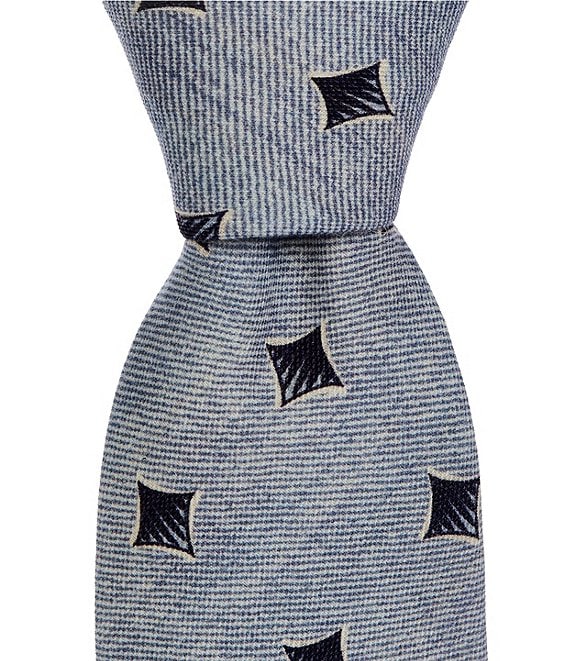 Hugo Boss Open Neat 3#double; Wool Blend Tie