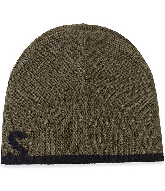 Hugo Boss Reviso Pattern Wool Blend Beanie