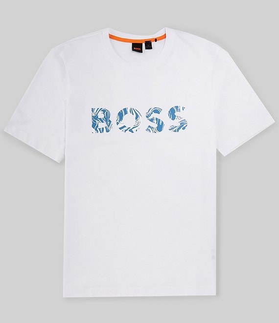 Hugo Boss Short Sleeve Graphic Logo T-Shirt | Dillard's