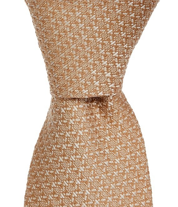 Hugo Boss Solid Textured 2 1/4#double; Silk Blend Tie