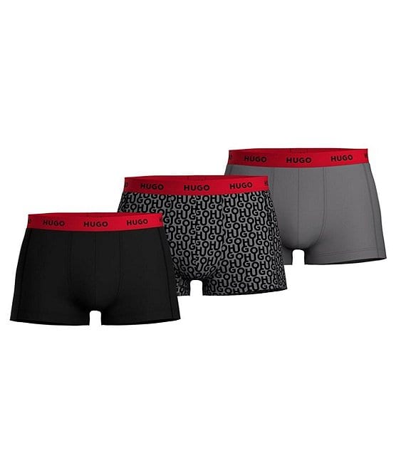 BOSS - Two-pack of boxer briefs with logo waistbands