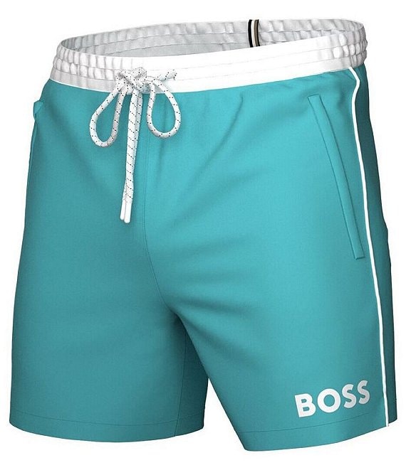 Hugo Boss Starfish 6 Inseam Swim Trunks Dillard s