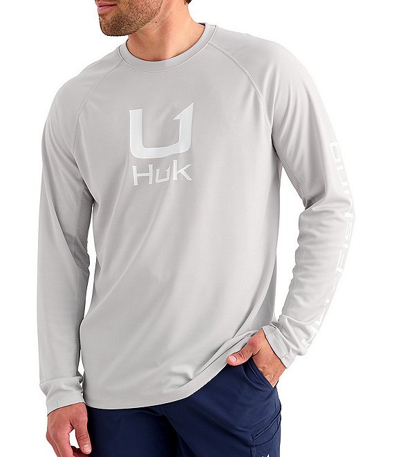 Huk Icon Raglan Sleeve Mesh Panel T-Shirt