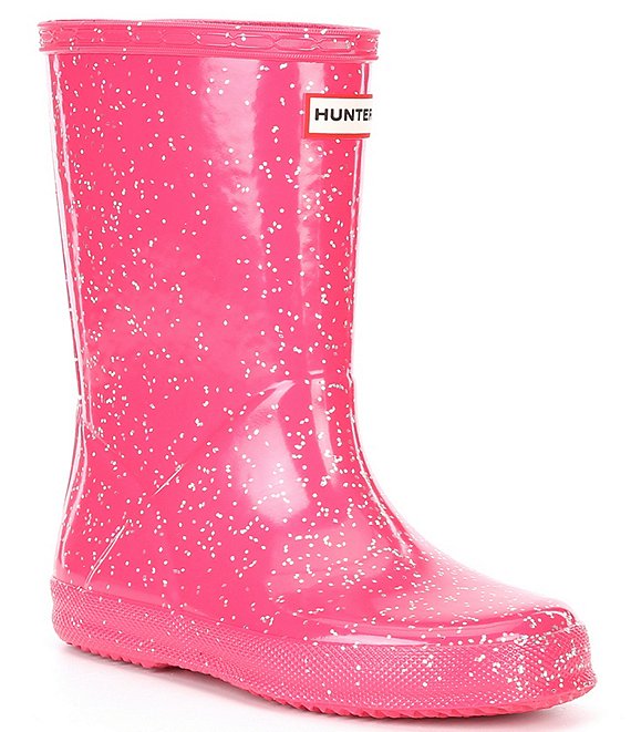 Hunter Girls' First Classic Giant Glitter Rain Boots (Toddler) | Dillard's