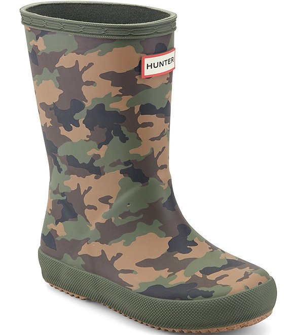 Hunter Kid's First Classic Waterproof Rain Boots (Infant)