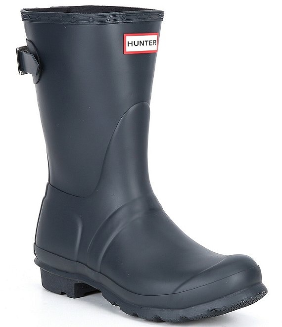 Hunter Original Short Adjustable Back Matte Rain Boots | Dillard's