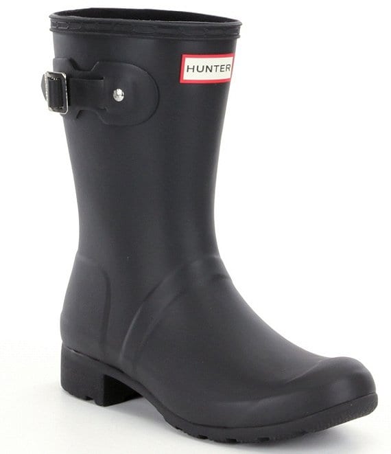 Color:Black - Image 1 - Women's Original Tour Matte Short Rain Boots
