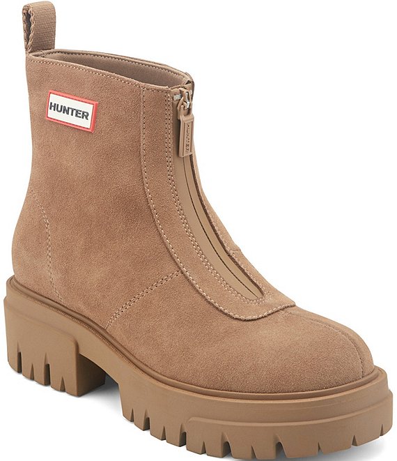Hunter Women's Gemma Waterproof Suede Booties
