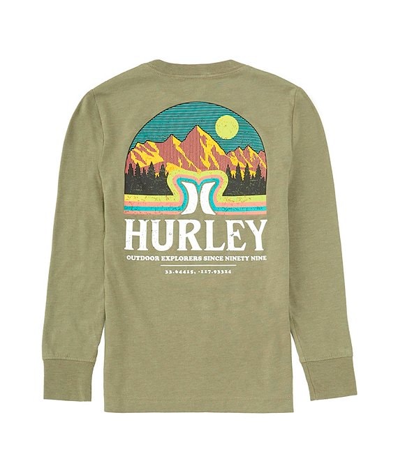 8-20 Dillard\'s | Sleeve Big Ridgeline Long Boys Hurley Graphic T-Shirt