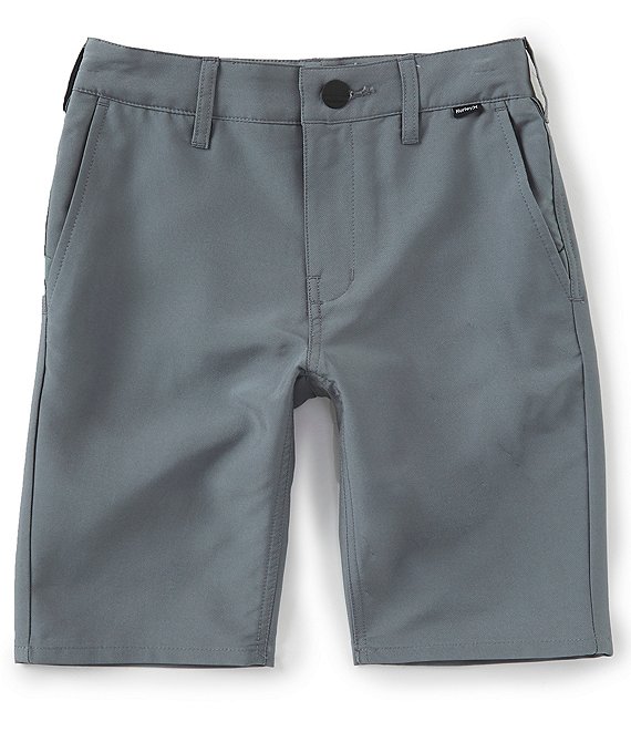 Color:Cool Grey - Image 1 - Big Boys 8-20 H2O-Dri Chino Walkshorts