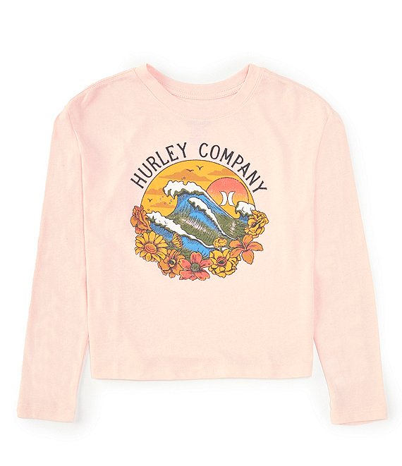 Hurley Big Girls 7-16 Long Sleeve Coastal Graphic Pullover | Dillard's