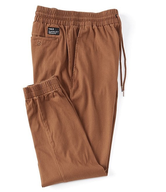 Color:Bronzed - Image 1 - Drawcord Waist Outsider Icon Straight-Fit Jogger Pants
