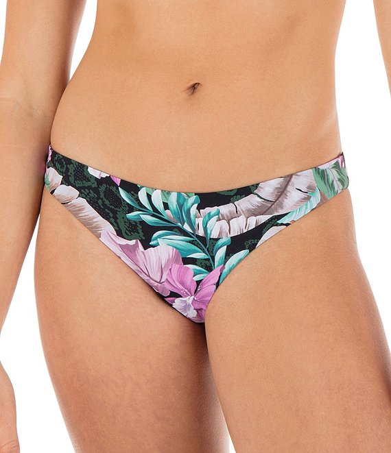 Hurley Island Style Reversible Floral Print Bikini Hipster Swim Bottom |  Dillard\'s
