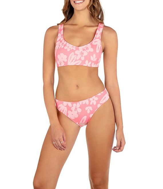 Hurley Desert Sky Stripe Bralette Bikini Swim Top