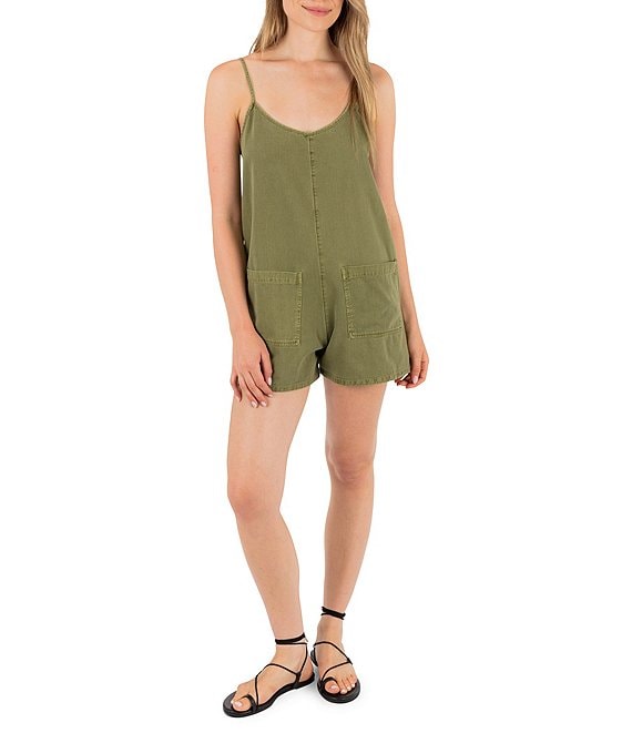 Hurley Wavy Days Sleeveless Romper