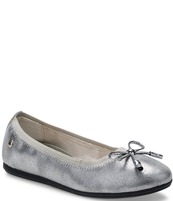 Color:Silver - Image 1 - Girls' Josie Ballerina Flats (Youth)