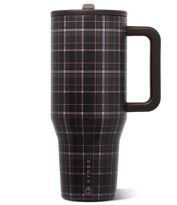 HYDROJUG Flannel Flip Straw Traveler, 40 oz.