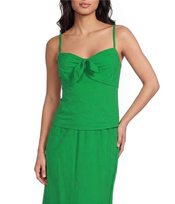 I.N. San Francisco Tie Front Corset Top