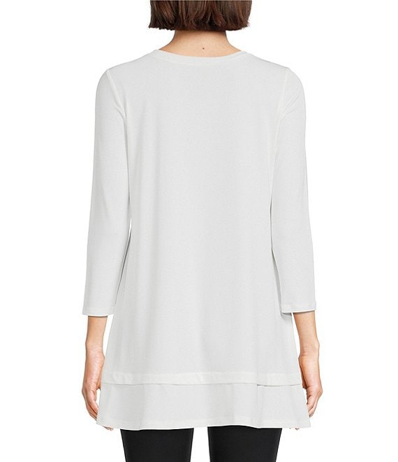 jersey knit tunic dress Khaki Cotton Oversized Tunic Dress: Long Sleeve Jersey Knit