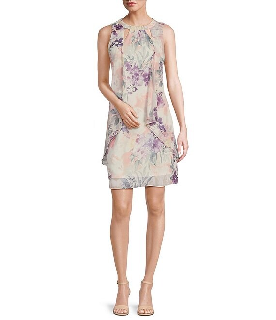 dillards chiffon dresses