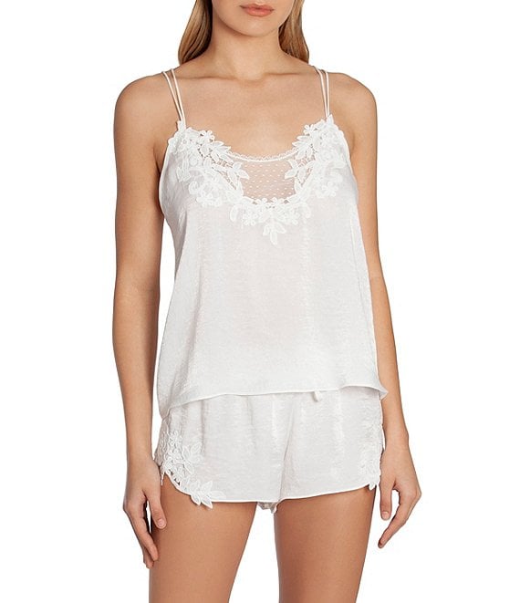 Women's shorty in ribbed cotton and lace Bois de Rose Dim Coton Lace