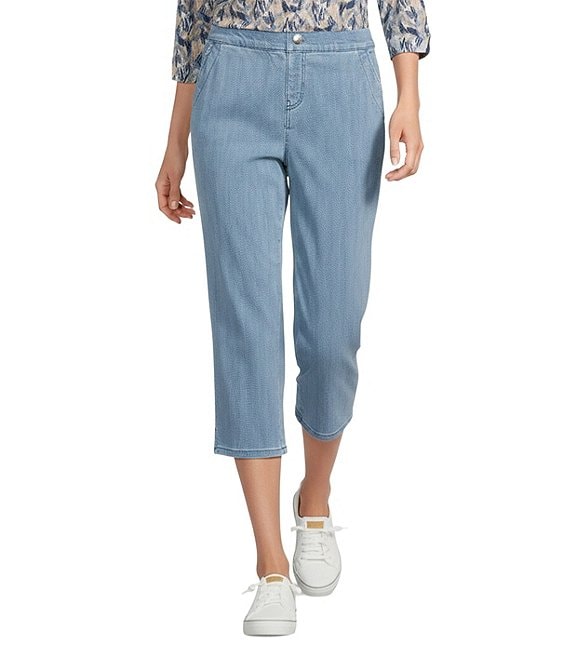 Intro Dahlia Freedom Denim Pull-On Capri Pants