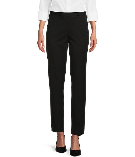 Investments Petite Size the 5th AVE fit Side Zip Slim Leg Pants | Dillard's